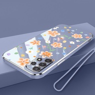 เคสโทรศัพท์มือถือ TPU นิ่มลายดอกไม้เล็กๆสไตล์ฤดูใบไม้ผลิสำหรับ Samsung Galaxy A52S 5กรัม A72 A52 A23 A33 A73 4G 5G
