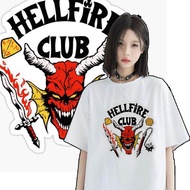 Ready To Ship Now NS1 Stranger Things Season 5 Hellfire Club Summer Anime Short Sleeve T-Shirt S-3XL