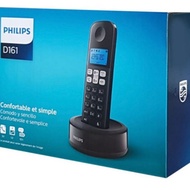 Brand New Philips D161 Cordless Phone 1.6-Inch Display Blue Backlight. Local SG Stock and warranty !