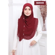 TUDUNG SARUNG INSTANT MOSSCREPE | TUDUNG INSTANT IRONLESS PRIMADONA