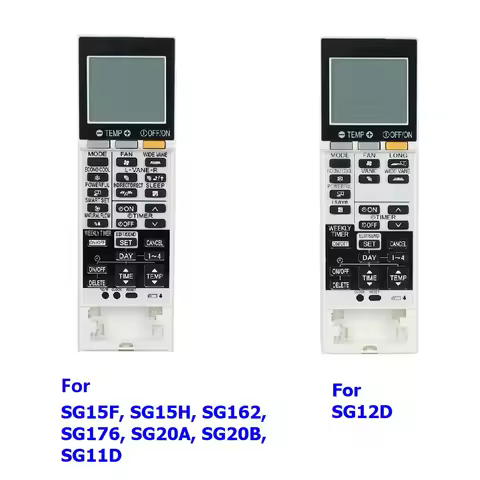 1PC Air Conditioner Remote Control For Mitsubishi Electric SG15F, SG15H, SG162, SG176, SG20A, SG20B,