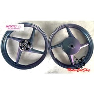 SuperFly PROJECT-X 4 Sport Rim 4 Batang Yamaha EGO /Gear/S/Avantiz/Mio (Chameleon PP BL) Size 1.60 1