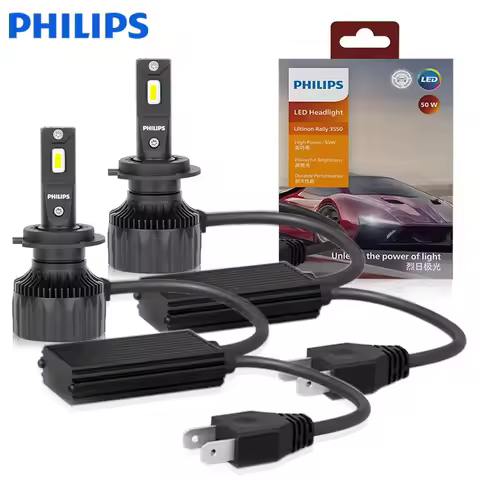 Philips Ultinon Rally 3550 H7 H4 LED Headlight H8 H9 H11 9005 HB3 9006 HB4 9012 Hir2 9000LM 100W Aut