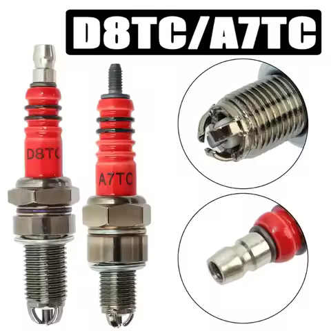Racing Spark Plug High Performance Motorcycle A7TC D8TC 10/12mm Spark Plugs For A7TDI A7RTC C7HSA D8