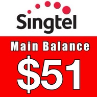Singtel Prepaid $51 Main Balance (180 Days) / Top Up / Renew / Recharge/ 手机充值