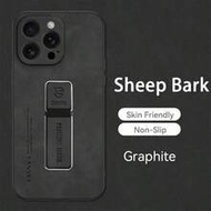 Artificial Leather Texture Phone Case DIY, Multi-Function Kickstand Shockproof Phone Case Compatible