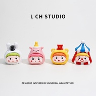 Ready stock2025 New Style Cartoon Cute Circus Ou Cub Cute Grain Series Doll Trendy Play Office Deskt