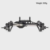 4WS CNC Aluminum Axle Set for 1/10 RC Crawler - LCG Chassis Upgrade Capra Cheater Rigs 50° Steering 