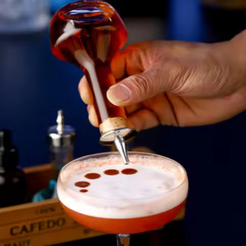 100ml Glass Spray Bitter Dropper Bottle Glass Bottle Cocktail Bitters Bottle Bar Tool