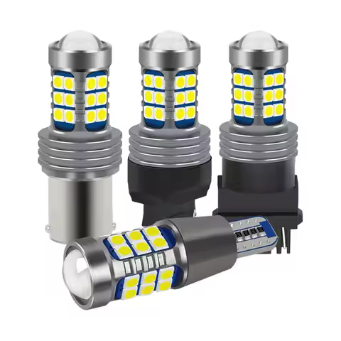 2pcs LED Reverse Light Backup Lamp Canbus For The Car BA15S P21W W16W T15 W21W 7440 3156 P27W H6W BA