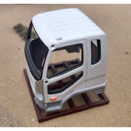 Fuso truck cabin with GCD scale white metal64