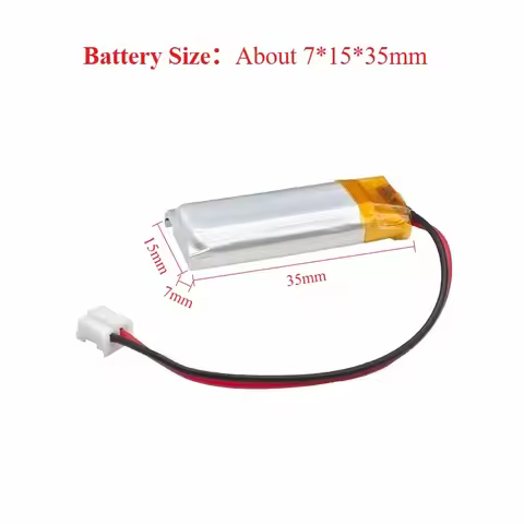 701535 3.7V 350mAh Polymer Li-ion Battery Rechargeable for GPS Camera Bluetooth Headset Dog Training