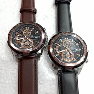 C*s*o ED*F*C* EFR-539L-5A EFR-539 Chronograph Silver Leather Men's Watch