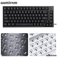 UUMIR Gaming Keyboard, AK820 82-Key Mechanical Keyboard,  With Knob  Backlit Mechanical Keys Wired K