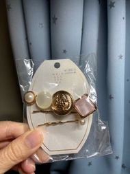 Osewaya 日本品牌 粉白配色髮夾