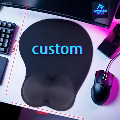 Custom Big 3d Pillow Silicone Wrist Support Elbow Ergonomic Mouse Pad Hand Stand Mousepads Large Ani