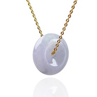 【願‧平安】冰種紫羅蘭平安扣項鍊 | 天然緬甸玉翡翠A貨 | 送禮