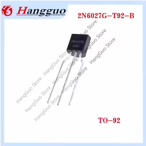 50pcs/lot Original and brand new 2N6027G-T92-B 2N6027G 2N6027 TO-92 40V 150mA Programmable single ju