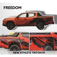 NEW ATHLETE TRITON 01 Side Body Sticker for Mitsubishi Triton