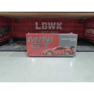 Mini GT 1060 Porsche 911 (992) GT3 RS Weissach Package Guards Red