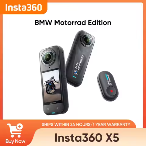 Insta360 X5 Motorrad Riding Edition 8K 30fps 360 Action Camera Waterproof with 1/1.28" 48MP Sensors,