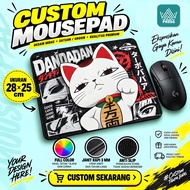Custom mousepad Extra Thick Gaming Playmat 3mm Medium Size 28 x 25 cm premium anti-slip