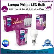 PUTIH Philips Led Light Package 14.5W Multipack Led Bulb 14.5 Watt 6500K White