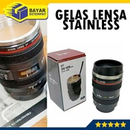 Stainless Steel Camera Lens Mug Tumbler EF 24-105mm