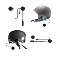 1Set MH01 Motorcycle Bluetooth CSR Helmet Headset Black ABS