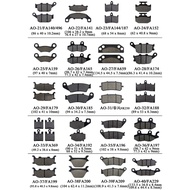 Brake Pads Set Front & Rear for FA275 FA266 FA261 FA236 FA209 FA197 FA174 FA179 FA188 FA185 FA200