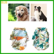 BUB Beach Dog Shirt Hawaiians Dog Shirts Cool Dog Clothes Dog Summer T-Shirt Beach Puppy Shirt Shirt