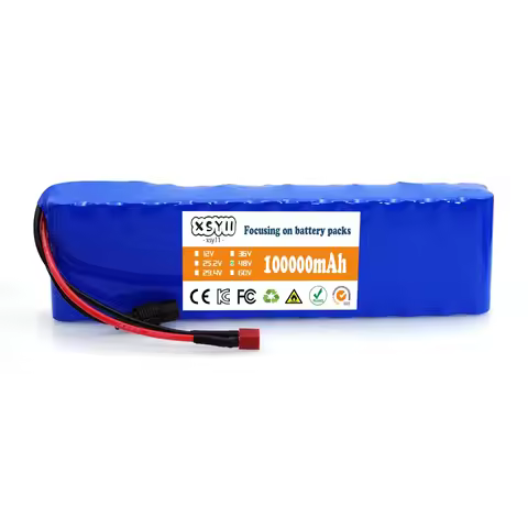13S2P 48V 100Ah High Power 18650 Battery Electric Vehicle Electric Motorcycle DIY Battery with BMS +