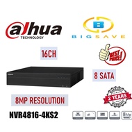 DAHUA 16 CH / 16 CHANNEL NVR4816-4KS2 2U 4K&H.265 LITE NVR