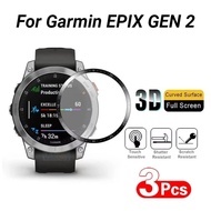 3PCS Screen Protectors For Garmin EPIX GEN2 Smartwatch High Definition Anti-fingerprint Protective F