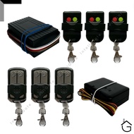 AUTOGATE REMOTE CONTROL KEYS AND RECEIVER 3 + 1 SET 8 DIP SWITCH 2 CHANNEL 330 MHZ / 433 MHZ