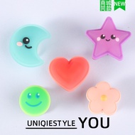Shoe Buckle Hole Shoes Flower Accessories DIY Detachable Texture Cute Cartoon Star Moon 5-Piece Set 