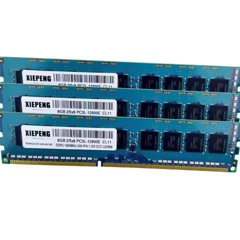 Server RAM 8GB DDR3 1600MHz ECC Unbuffered 4GB 2Rx8 PC3L-12800E For IBM System x iDataPlex dx360 M4 
