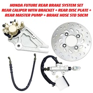 Honda FUTURE125 FUTURE 125 Rear Disc Brake Pump Set Master Pump Caliper Disc Plate Brake Hose Brake System Full Set