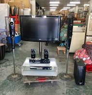 【全國二手傢具】LG樂金 壁掛式電視機+喇叭音響+電視櫃套組 32LH20D-DA/32吋/液晶電視/二手電視/二手家具