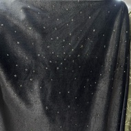 Premium Patterned Velvet Fabric - Star Velvet Fabric - Velvet Fabric