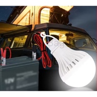 CAHAYA 12V DC 15 WATT EMERGENCY BULB WHITE LIGHT EMERGENCY BATTERY LIGHT TK-9