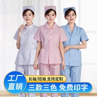 Dental Nurse Clothes Female Split Suit Short-Sleeved Two Sets Short Nurse Medical Beauty Oral Intern