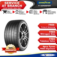 BUY 2 FREE 2 Goodyear Tyres Eagle F1 Supersport year 2022 225/40R18 225/45R18