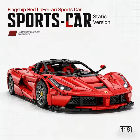 Cada 4739PCS Technical City Racing Car Hypercar Model Building Blocks Sportscar Vehicle Bricks Toys 