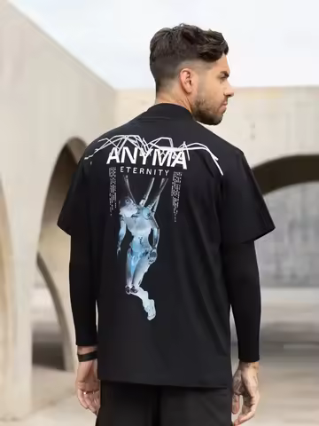 2025 Summer New Anyma Eternity Anma Afterlife Thai Techno Label Top 100 Dj Electric T-shirt Streetwe