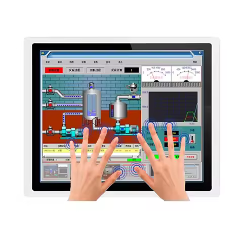 Industrial Touch Display Lcd Monitor 18.5 Inch 1920x1080 LCD Monitor With VGA HDMI USB Port Capaciti
