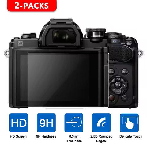 2Pcs For Olympus E-M1 E-M5 E-M10 Mark II III E-PL9 E-PL8 E-PL7 E-P5 E-PL10 PEN-F TG-5 TG-4 TG-6 Scre