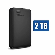 WD Portable Hard Disk 2TB/1TB ฮาร์ดดิสก์แบบพกพา External Harddisk ฮาร์ดไดรฟ์จัดเก็บข้อมูลแบบพกพา Har