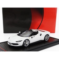 BBR 1/43 Ferrari 296 GTS Bianco Cervino BBRC268B2 Resin Model Car
