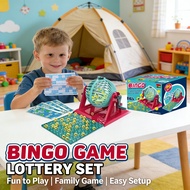 Bingo Home Toy Set Game Bingo Card Ball Cage Counter Simulation Lottery Bingo Lotto
